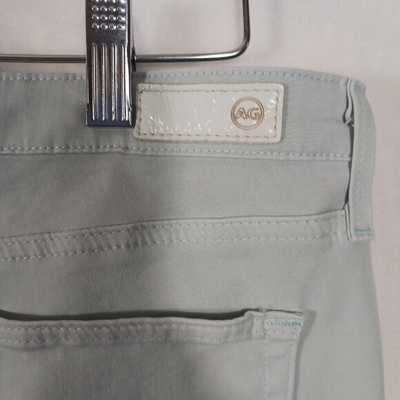 AG, Prima Crop Cigarette Leg, Mint Jeans, Size 28R, Mid Rise, Slim Fit - Picture 8 of 15